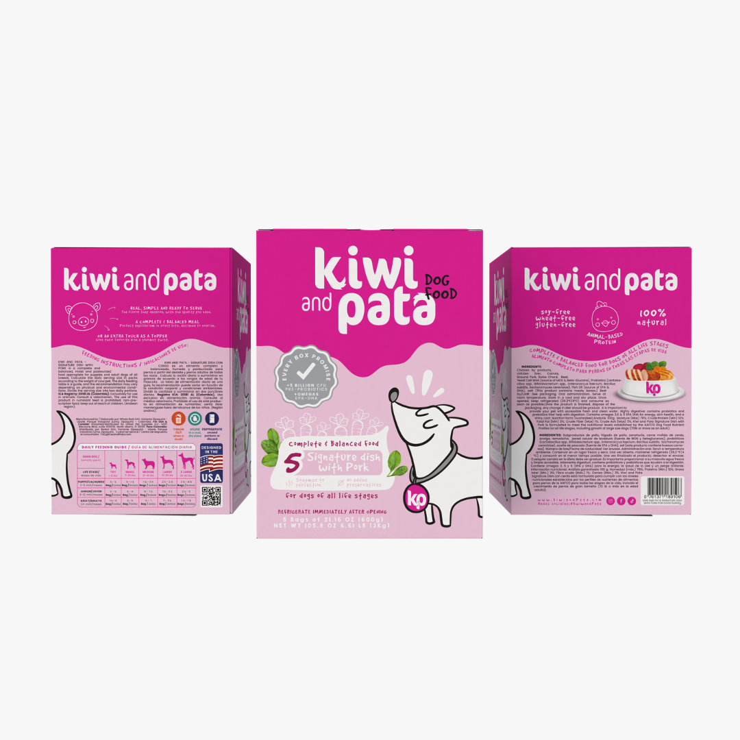 Cooked Dog Food - Signature Dish with Pork