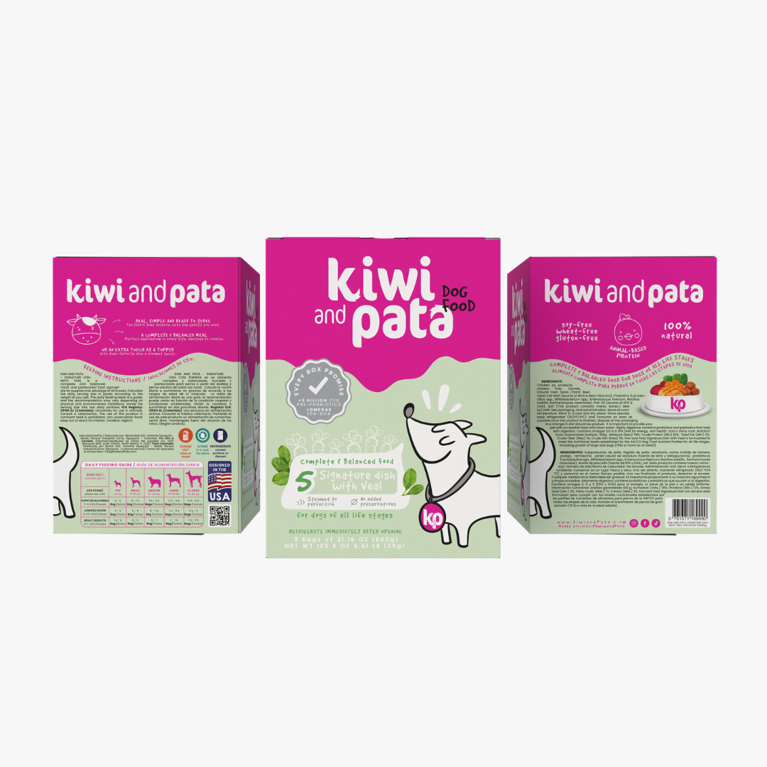 Cooked Dog Food - Signature Dish with Veal